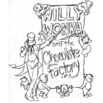 Dibujo para colorear Dibujo De Willy Wonka Y La Fabrica De Chocolate Para Pintar Y Colorear