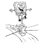 Dibujo para colorear Colorear Bob Esponja