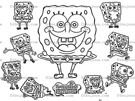 Dibujo para colorear Colorear BobEsponja