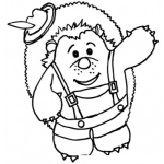 Dibujo para colorear Dibujo De Animalito Irlandes Para Pintar Y Colorear