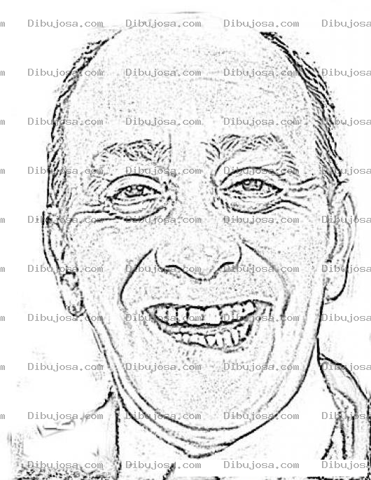 Dibujo para colorear Dibujo De Olmedo Para Pintar Y Colorear Actor Del Show De Olmedo