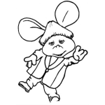 Dibujo para colorear A La Camita A La Camita Dibujo De Topogigio Para Pintar Y Colorear Alacamita