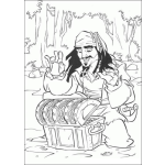 Dibujo para colorear Piratas Del Caribe Para Pintar Y Colorear
