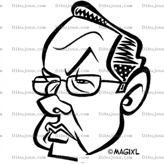 Dibujo para colorear Dibujo Del Presidente De Mexico Pfelipe Calderon Hinojosa Para Pintar Y Colorear