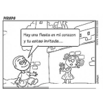 Dibujo para colorear Piropo Para Colorear