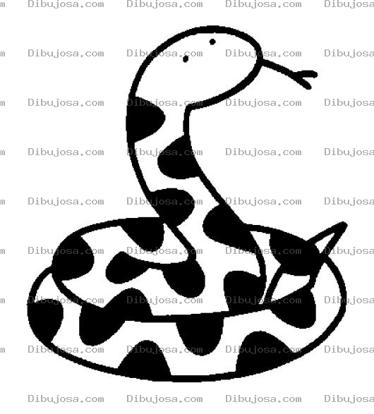 Dibujo para colorear Dibujo De Una Cara De Vibora