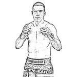 Dibujo para colorear Fabricio Werdum Mma Dibujo Para Pintar Y Colorear A Fabriciowerdum