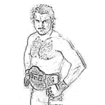 Dibujo para colorear Andrei Arlovski Peleador De Mma Para Pintar Y Colorear Andre Arlovsky