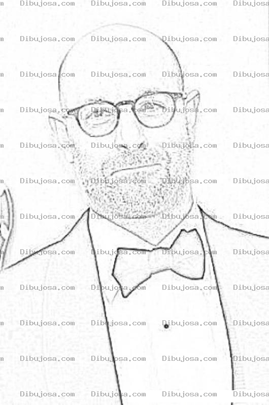Dibujo para colorear Stanley Tucci Coloring Page Pra Pintar Y Colorear A Stanleytucci