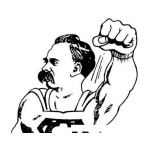 Dibujo para colorear Super Papa Bigotudo Para Pintar Y Colorear A Hombre Con Bigotes Y Con Traje De Superman