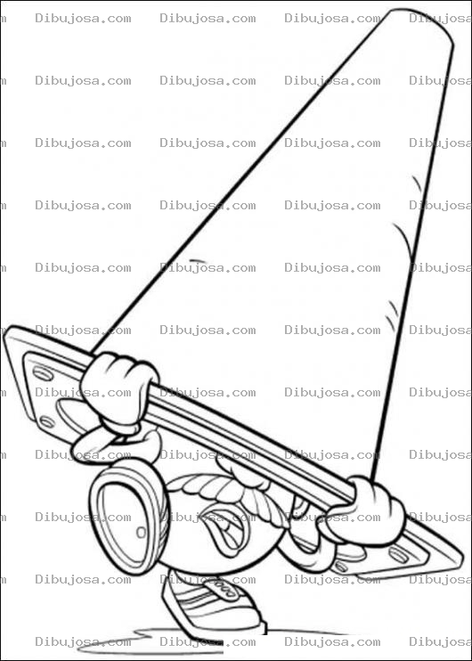 Dibujo para colorear Colorear a cara de papa de toystory