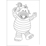 Dibujo para colorear Dibujo De Fimbles Para Pintar Y Colorear Elefante Con Rayas