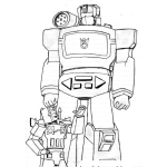 Dibujo para colorear Dibujo De Transformers Para Pintar Y Colorear