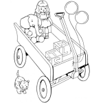 Dibujo para colorear Dibujo De Carreton Con Juguetes Para Pintar Y Colorear