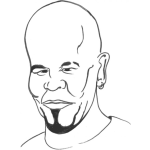 Dibujo para colorear Dibujo De Pelon Con Barbita Para Pintar Y Colorear