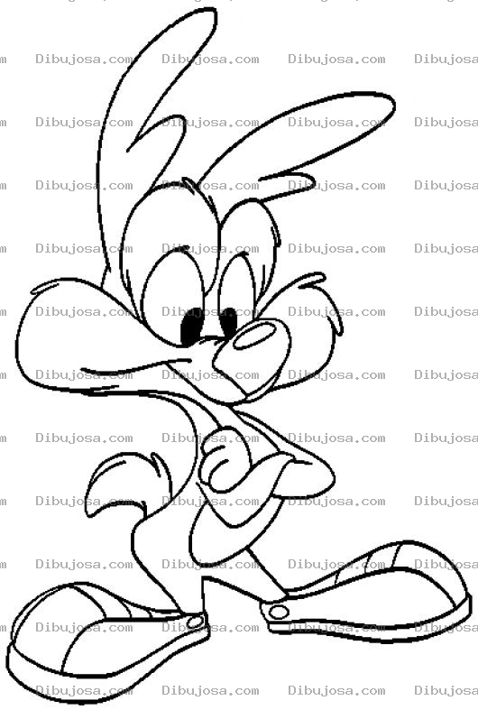 Dibujo para colorear Coyotio Dibujo Del Coyote Del Correcaminos Cuando Era Chiquito Para Pintar Y Colorear A Coyotebebe