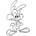 Coyotio Dibujo Del Coyote Del Correcaminos Cuando Era Chiquito Para Pintar Y Colorear A Coyotebebe
