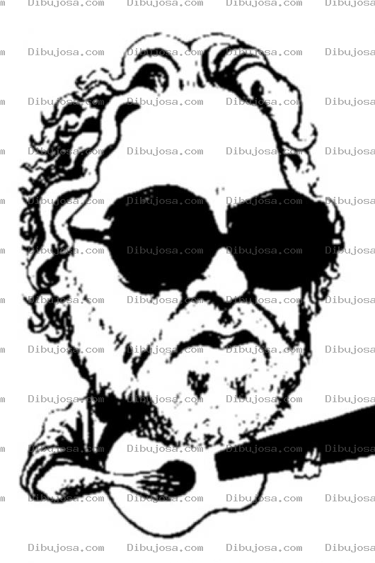 Dibujo para colorear Facundocabral Dibujo De Facundo Cabral Para Pintar Y Colorear Cabralcabral