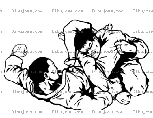Dibujo para colorear Triangle Choke Para Pintar Y Colorear Dibujo De Estrangulamiento De Triangulo Sumision De Mma Trianglechoke Triangleshoke