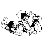 Dibujo para colorear Triangle Choke Para Pintar Y Colorear Dibujo De Estrangulamiento De Triangulo Sumision De Mma Trianglechoke Triangleshoke