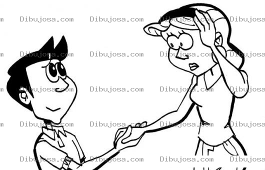 Dibujo para colorear Como Declararsele A Una Mujer Dibujo De Un Chico Declarando Su Amor A Una Chica Pidiendole Que Sea Su Novia Para Pintar Y Colorear Te Gustaria Ser Mi Novia