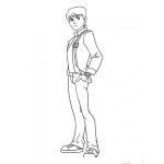 Dibujo para colorear Colorear al Guapo de Ben 10