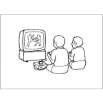 Dibujo para colorear Consolas De Juegos Dibujo De Ninos Jugando Mortalkombat Teken Y Streetfighter Para Pintar Y Colorear