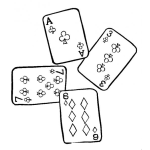 Dibujo para colorear Naipes Dibujo De Cartas Para Pintar Y Colorear
