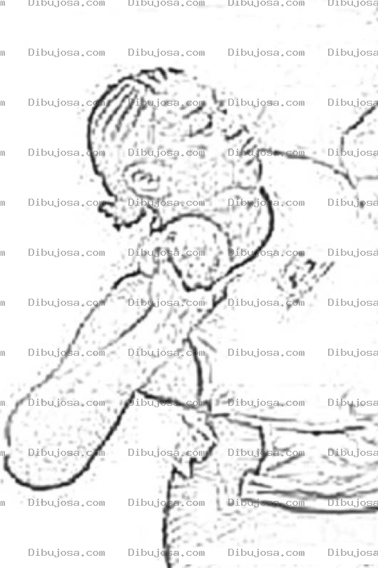 Dibujo para colorear Impulso De Bala Doroty Lopez Para Pintar Y Colorear