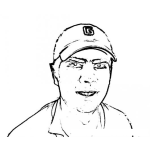 Dibujo para colorear colorear muchacho con gorra