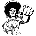 Dibujo para colorear Chica Afro Para Pintar Y Colorear Mujer Afroamericana