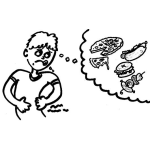 Dibujo para colorear Hambre Dibujo De Chico Hambriento Para Pintar Y Colorear