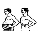 Dibujo para colorear Antes Y Despues Dibujo De Hombre Despues De Dieta Y Ejercicios Para Pintar Y Colorear