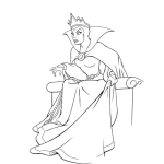 Dibujo para colorear Dibujo De Malefica Para Pintar Y Colorear