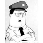 Dibujo para colorear Dibujo De Guardia De Seguridad Para Pintar Y Colorear