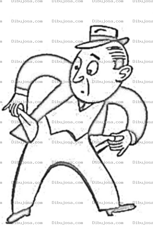 Dibujo para colorear Bolsillosvacios Dibujo De Hombre Sin Dinero Para Colorear Hombre Quebrado Y Pelado Sin Fichas