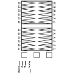 Dibujo para colorear Imprimir Tablero De Backgammon Gratis Dibujo De Un Tablero De Backgamon Imprimible En Una Hoja Para Recortar Y Jugar Juego De Bakgamon