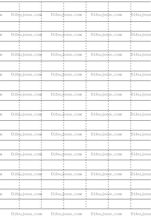 Dibujo para colorear Hoja Con Filas Y Columnas Gratis Para Imprimir Una Hoja De Papel Tipo Excel Con 7 Columnas Personalizables