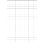 Dibujo para colorear Hoja Con Filas Y Columnas Gratis Para Imprimir Una Hoja De Papel Tipo Excel Con 7 Columnas Personalizables