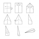 Dibujo para colorear Como Hacer Un Avion De Papel Dibujo Paso A Paso Para Crear Un Avioncito De Papel En Origamia
