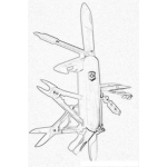 Dibujo para colorear Colorear Navaja Suiza Victorinox