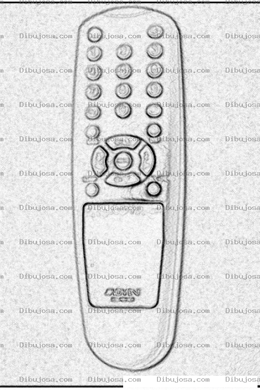 Dibujo para colorear Colorear Control Remoto De Tv Television Advent