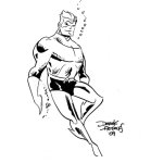 Dibujo para colorear Dibujo De Acuaman Para Pintar Y Colorear A Aquaman Bajo El Agua