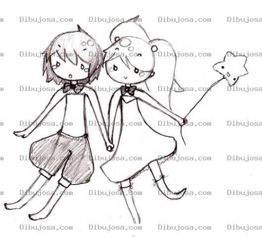 Dibujo para colorear Dibujo De Las Mejores Amigas Para Pintar Y Colorear Amiguitas Tomadas De La Mano