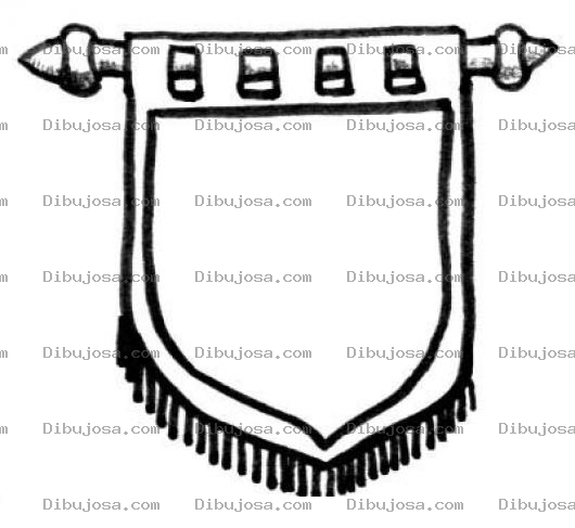 Dibujo para colorear Escudo De Mi Familia Para Pintar Y Colorear