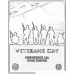 Dibujo para colorear Dia De Los Veteranos Para Pintar Y Colorear Dibujo De Veterans Day