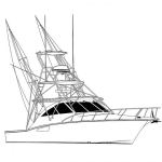 Dibujo para colorear Dibujo De Yate Para Pintar Y Colorear