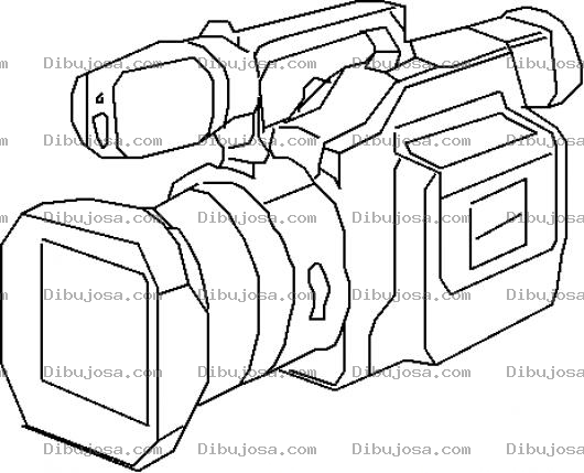 Dibujo para colorear Dibujo De Camara Sony Para Pintar Y Colorear