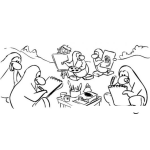 Dibujo para colorear Pinguinos Dibujando Para Pintar Y Colorear
