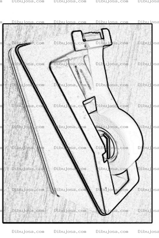 Dibujo para colorear Dispensador De Tape Para Pintar Y Colorear